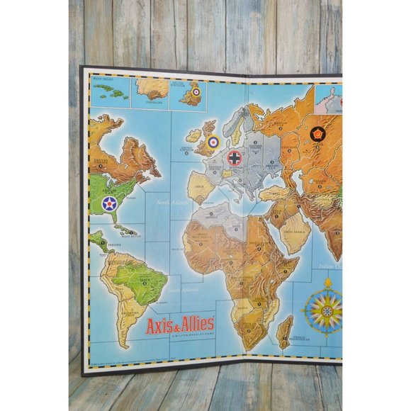 Vintage 1984 Axis & Allies 1942 Board Game Milton Bradley Spring COMPLETE - Picture 13 of 15